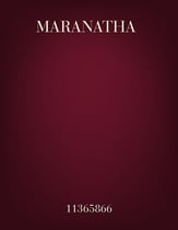 Maranatha SATB choral sheet music cover